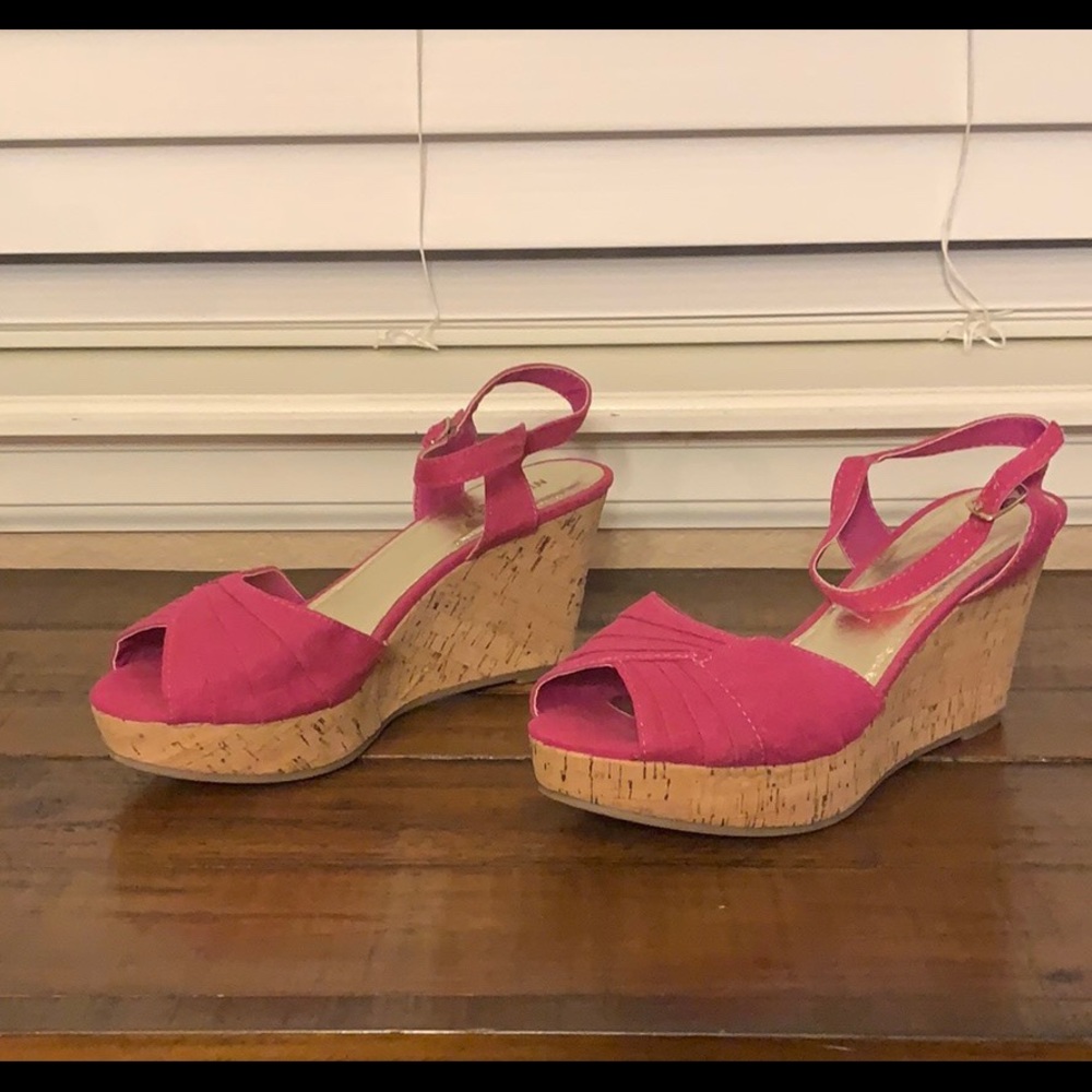 Nine West wedges.